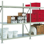 Three tier shelving