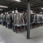 BS Handling installed a three tier mezzanine to expand the goods on hangers storage at Clipper, Northampton to 1.5 million garments