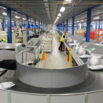 Sortation carousel conveyor installed into boohoo.com